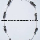 .950 Silver Necklace with Black Onyx *EMAIL SIZE FOR AVAILABILITY AND PRICE*