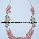 .950 Silver Necklace with Rodocrosite *EMAIL SIZE FOR AVAILABILITY AND PRICE*