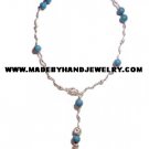 .950 Silver Necklace with Turqoise *EMAIL SIZE FOR AVAILABILITY AND PRICE*