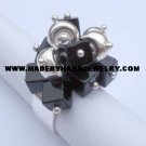 .950 Silver Ring with Murano *EMAIL SIZE FOR AVAILABILITY AND PRICE*