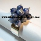 Handmade .950 Silver Ring with Sodalite Stone