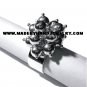 Ring cluster with Nº6 spheres in .950 Silver