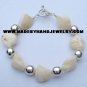 .950 Silver Bracelet with Nacar *EMAIL SIZE FOR AVAILABILITY AND PRICE*