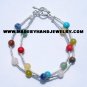 .950 Silver Bracelet with Various Colored Stones *EMAIL SIZE FOR AVAILABILITY AND PRICE*
