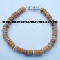 .950 Silver Bracelet with Yellow Jasper *EMAIL SIZE FOR AVAILABILITY AND PRICE*