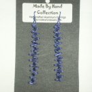 Long Skittle Purple Aluminum Earrings -FREE SHIPPING-