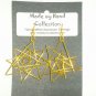 Sunrise Yellow Single Star Design Aluminum Earrings -FREE SHIPPING-