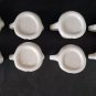 Easter Bunny Rabbit MCM Espresso White Porcelain Vintage Demitasse Tiny Cups Set
