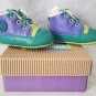 Weebok Retro Shoes Vtg 1990s Unisex Newborn Sneakers Reebok High Top Baby Bootie