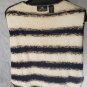 1990s Multicolor Button Sweater Vest Men XL Vtg Structure Striped Knit Cardigan