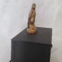 Cast Iron Art Black Tobacco Storage Box Vintage Americana Civil War Style Eagle