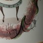 Hillary Signed Numbered P Buckley Moss Framed Art Print Vtg Name Amish Girl 1993