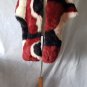 Multicolor Shawls Donna Salyers Fabulous Faux Furs Red Green Stole Glam Cape Set
