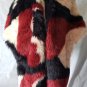 Multicolor Shawls Donna Salyers Fabulous Faux Furs Red Green Stole Glam Cape Set