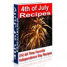 4th Of July Recipe eBook Over 200 Favorites PDF
