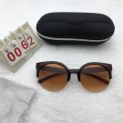 Half Brown Frame Sunglasses Free shipping 408