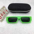 Punk Green Frame Sunglasses Free shipping 354