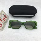 Punk Green Frame Sunglasses Free shipping 634