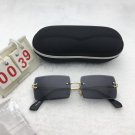 Punk Holiday Gold Frame Square Lens Sunglasses Free shipping 301