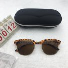 Punk Holiday Leopard Frame Round Lens Sunglasses Free shipping 617