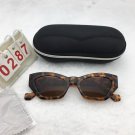 Punk Holiday Outdoor Sports Riding Leopard Brown Frame Cat Eyes Lens Sunglasses Free shipping 483