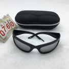 Punk Outdoor Sports Riding Futuristic Black Frame Mirror Lens Sunglasses Free shipping 3