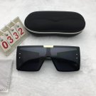 Punk Outdoor Sports Riding Futuristic Black Frame Square Lens Sunglasses Free shipping 631