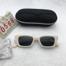 Retro Cream-coloured Frame Sunglasses Free shipping 711