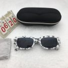 White and Black Frame Sunglasses Free shipping 676