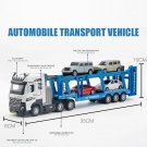 Transporter_1_50 Scale Alloy Engineering Vehicle Model Set Diecast Excavator Transporter Car Toys Ki
