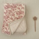 Vintage_Winter Ins Baby Blankets Newborn Korea Velvet Blanket Floral  Muslin Cotton Blanket Newborn