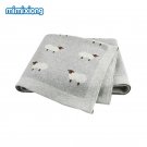 Watermelon red_Baby Blankets Newborn Bebes Swaddle Wrap Cotton Knitted Infantil Boys Girls Crib Blan