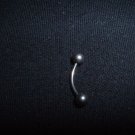 16G Surgical Steel Eyebrow Ring Curved *FREE SHIP*