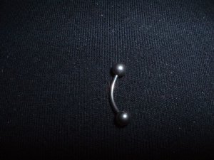 16G Surgical Steel Eyebrow Ring Curved *FREE SHIP*