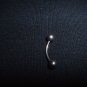 16G Surgical Steel Eyebrow Ring Curved *FREE SHIP*