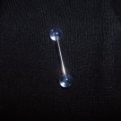 Ultra Clear Tongue Ring 14G Bar or Nipple Ring *FREE SHIP*