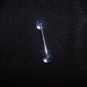 Ultra Clear Tongue Ring 14G Bar or Nipple Ring *FREE SHIP*