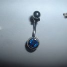 Swarovski Crystal Belly Ring Saphire Colored Gem *FREE SHIP*