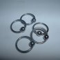 Lot of 5 Surgical Steel Captive Bead Rings CBR Half Inch