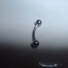 Surgical Steel Eyebrow Ring 18G Curve