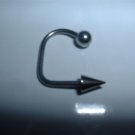 Labret Ring Lip Loop 14G Spiked End New Item Rare *FREE SHIP*