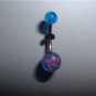 Acrylic Logo Belly Ring "Party Girl"14G New