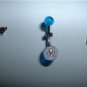 Acrylic Logo Belly Ring "No Parking" 14G New