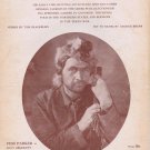 The Ballad of Davy Crockett 1954 Sheet Music with Fess Parker Pictures