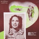 He Wears a Pair of Silver Wings 1942 Sheet Music with Dinah Shore