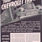 1941 Chevrolet Heavy-Duty Trucks Original Vintage Advertisement on Longer Wheelbases
