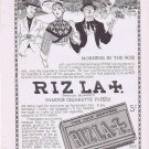Riz La Croix Famous Cigarette Papers 1914 Original Vintage Advertisement