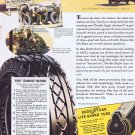 Good Year Double Eagle Airwheel Tires 1936 Original Vintage Ad with Safety in a White-Hot Hell