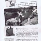 1936 Kodak Eight Camera Original Vintage Advertisement with Grandfather and Grandchildren