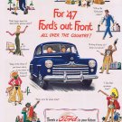 1947 Ford’s Out Front All Over the Country Original Vintage Automobile Advertisement